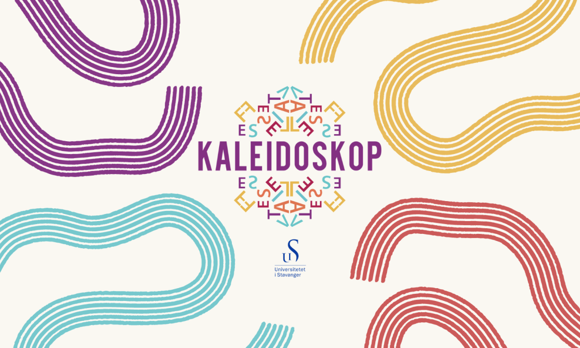 Kaleidoskop grafikk med logo