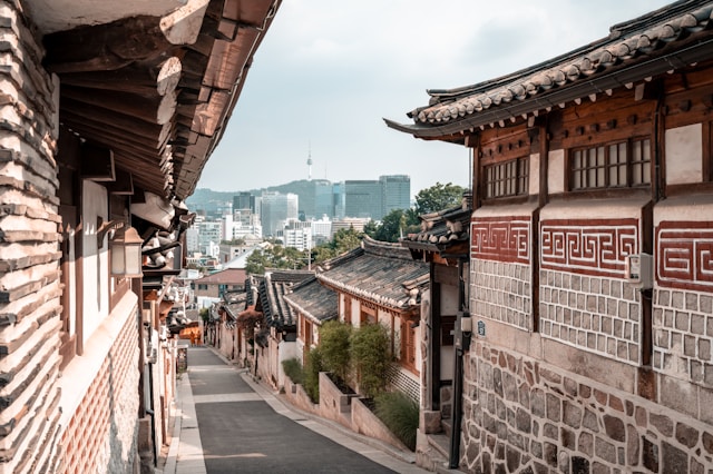 Traditional buildings in Seoul